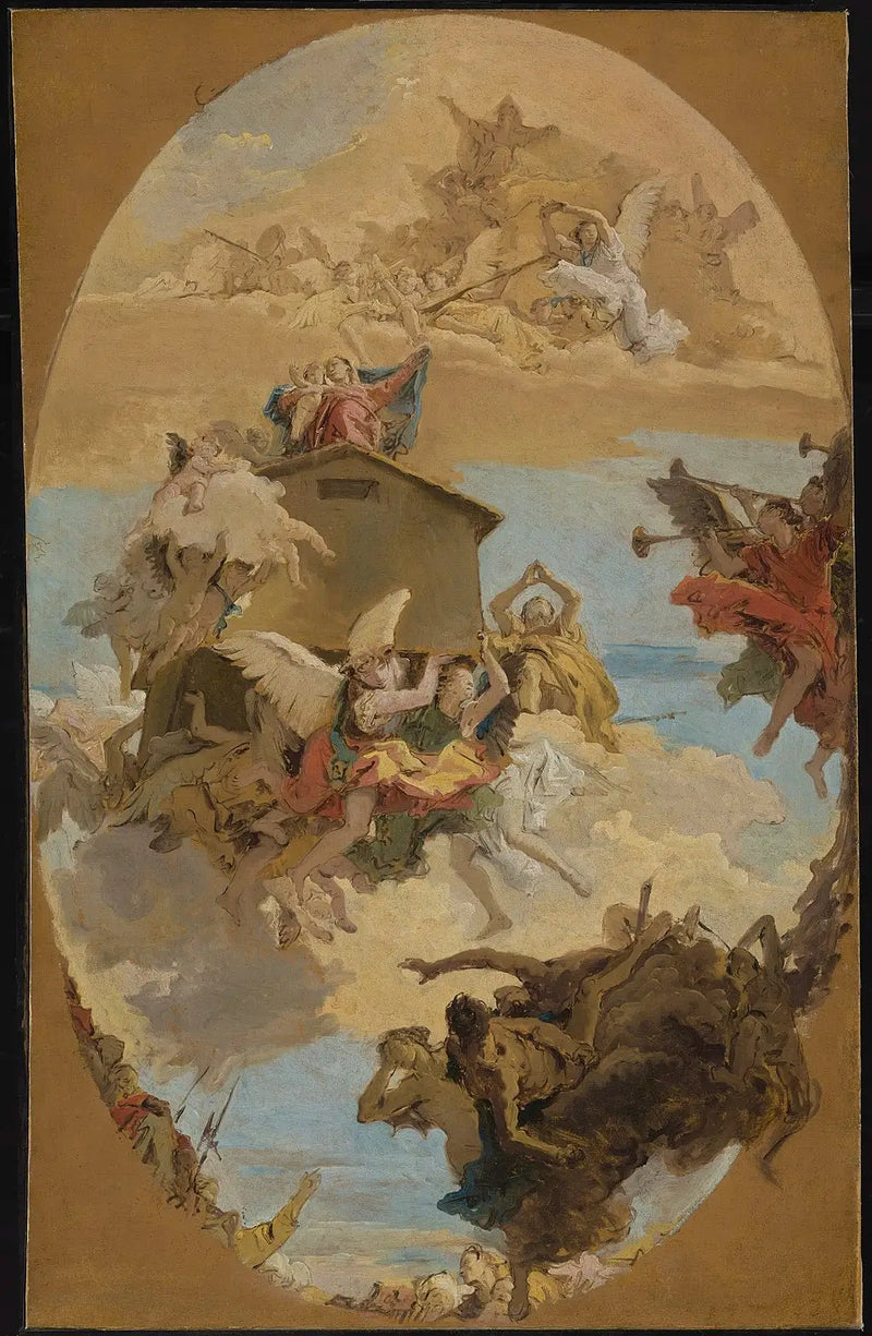 The Miracle of the Holy House of Loreto - Giovanni Battista Tiepolo