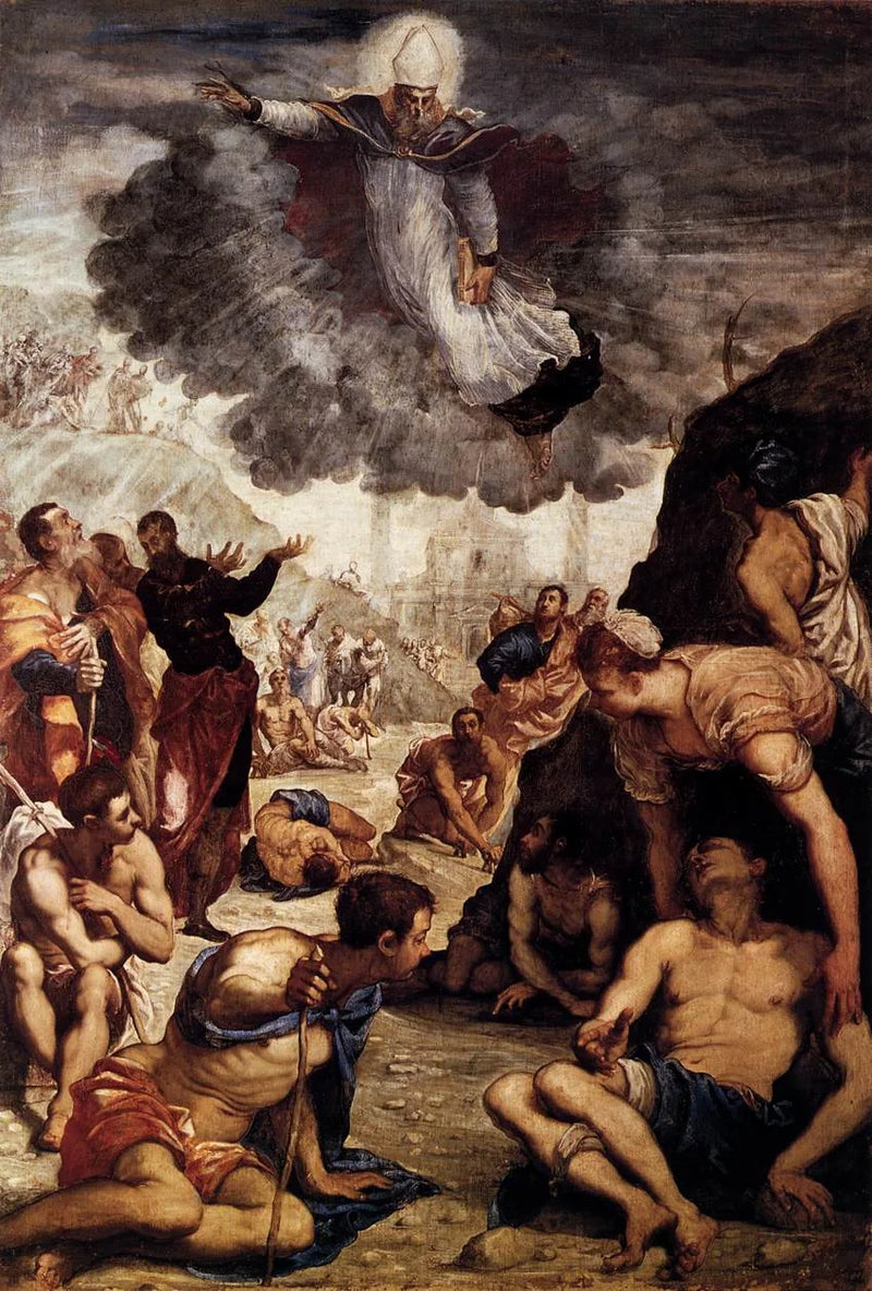 The miracle of Saint Augustine - Jacopo Tintoretto