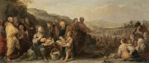 The miracle of the loaves and fishes - Bartolomé Esteban Murillo