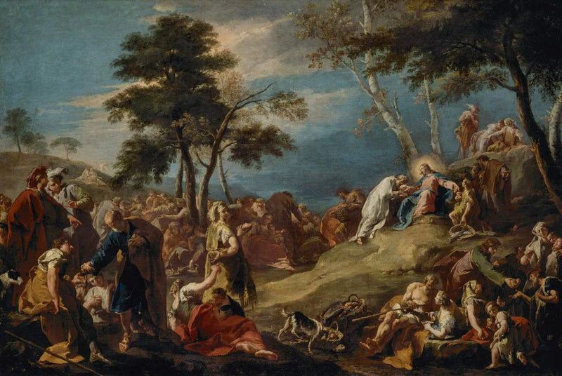The miracle of the loaves and fishes - Giovanni Battista Pittoni