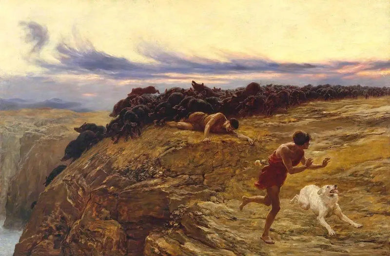 The Miracle of the Gaderene Swine - Briton Rivière