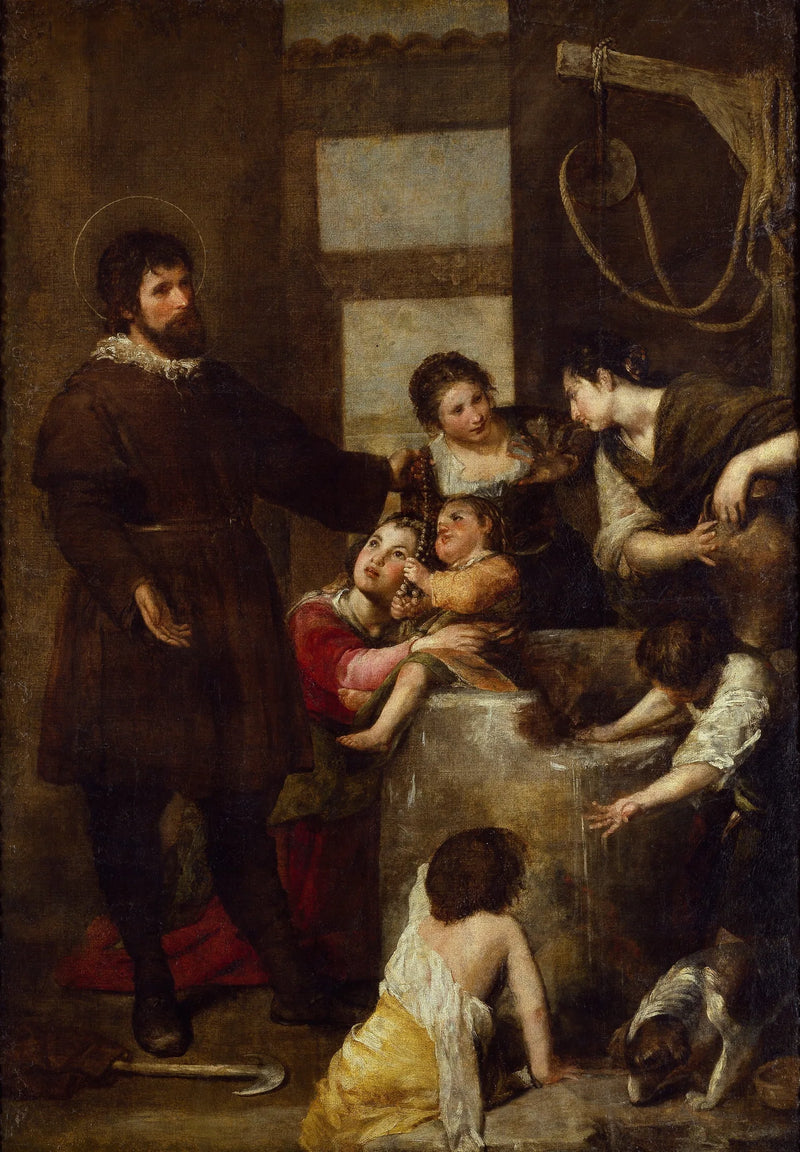 The miracle of the well - Alonso Cano