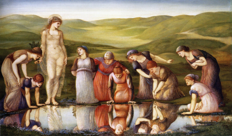 The Mirror of Venus - Edward Burne-Jones