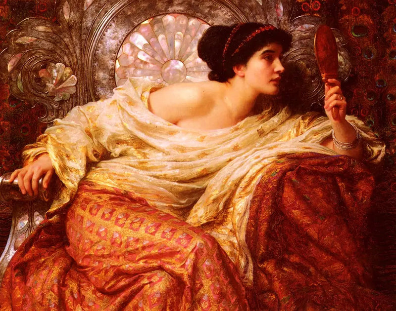 The Mirror - Frank Bernard Dicksee