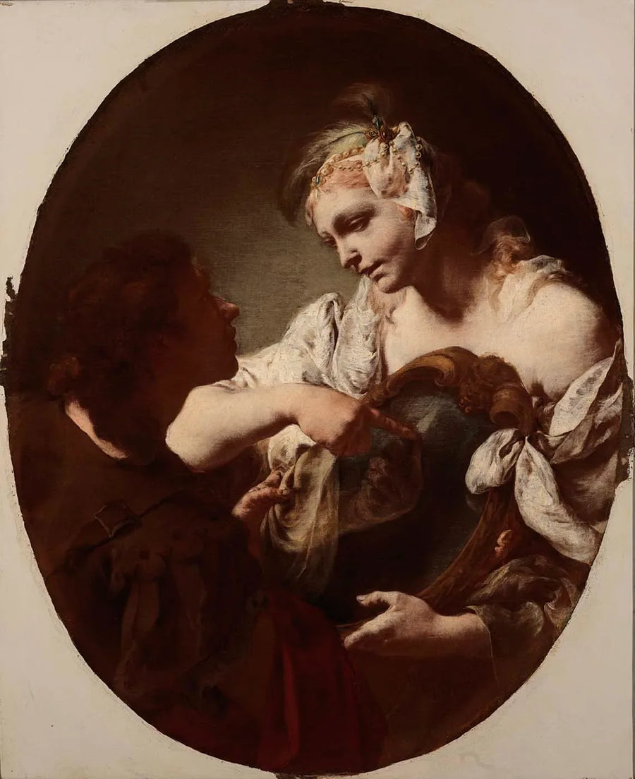 The Magic Mirror - Giovanni Battista Piazzetta