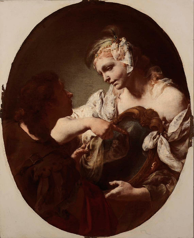The Magic Mirror - Giovanni Battista Piazzetta