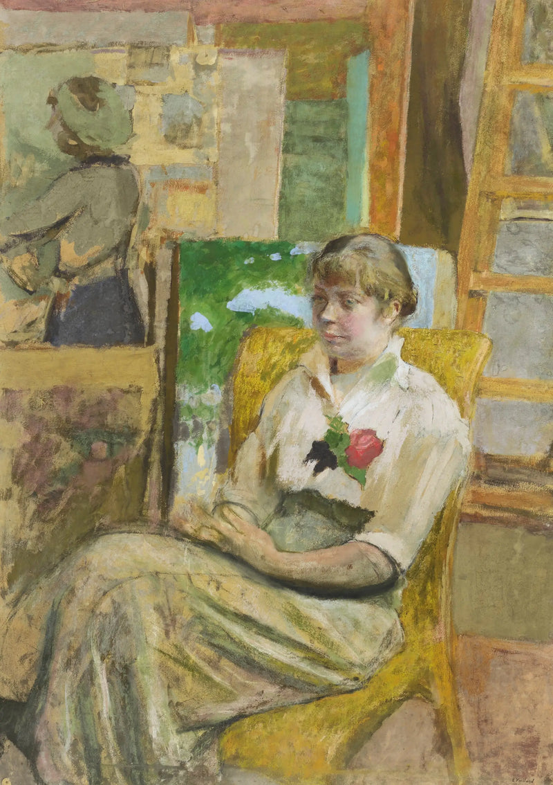 The Rose Model - Édouard Vuillard