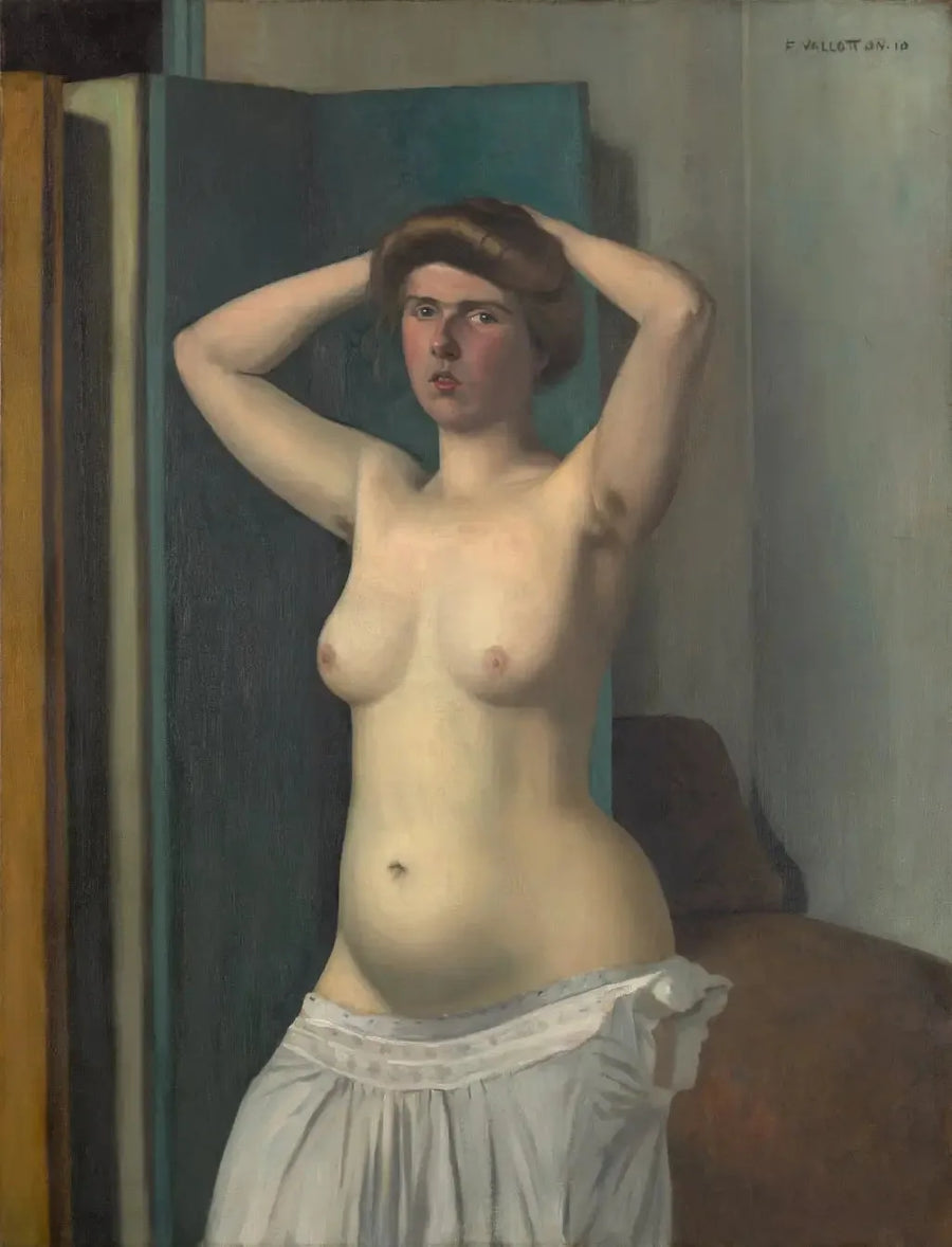 The Model - Félix Vallotton