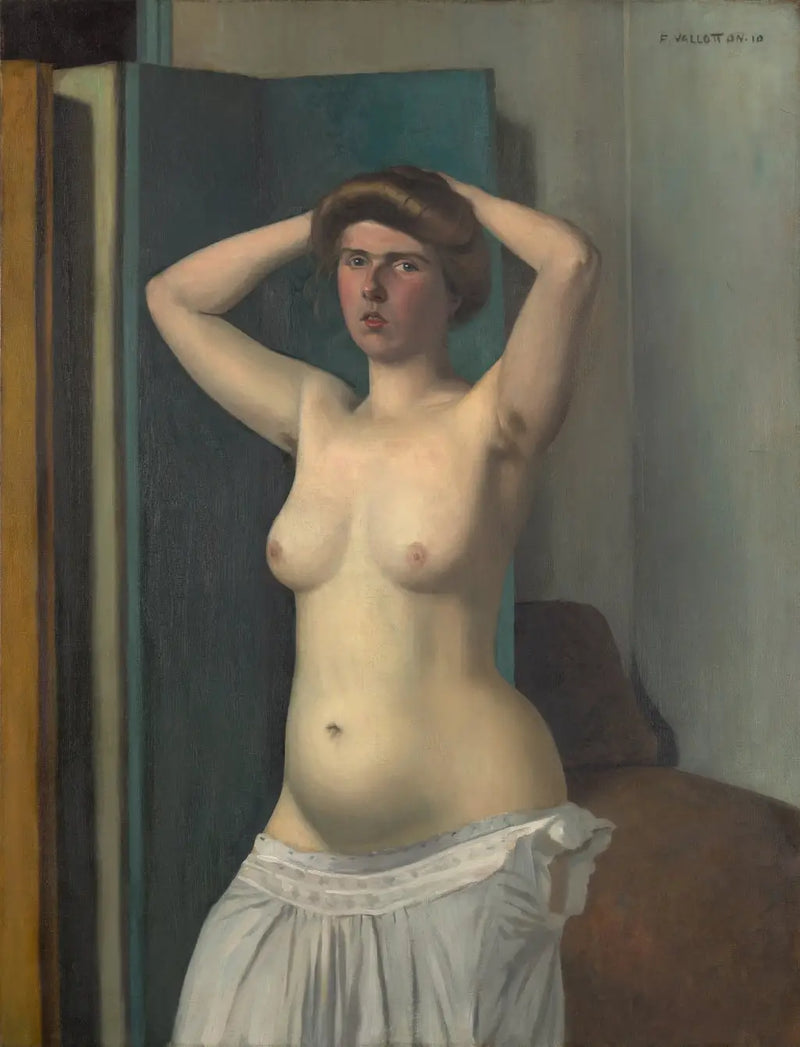 The Model - Félix Vallotton