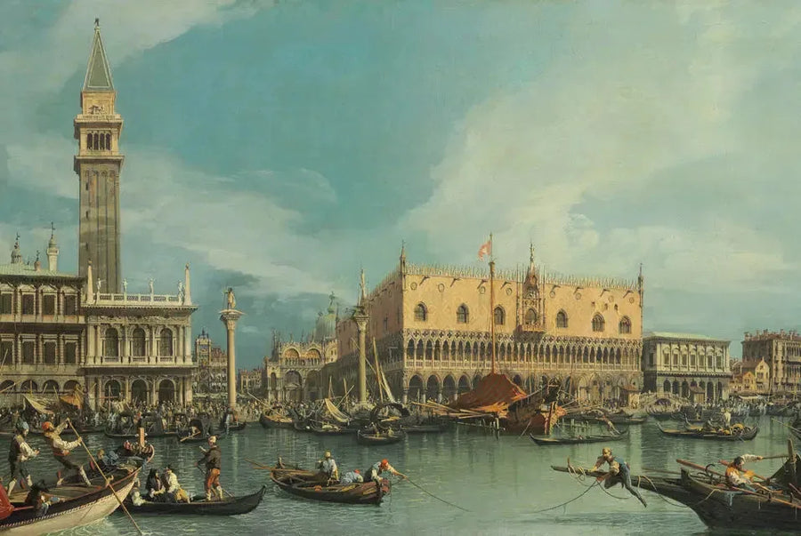 The Molo, Venice, from the Bacino di San Marco - Canaletto