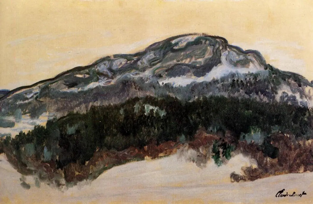 Le Mont Kolsaas en Norvège - Claude Monet image 1 reproduction d’œuvre d’art à l’huile