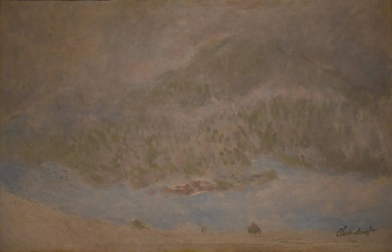 Mount Kolsaas, Norway (Snowstorm) - Claude Monet
