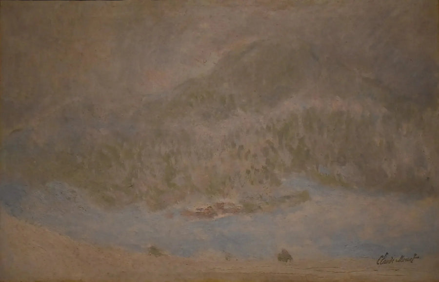 Mount Kolsaas, Norway (Snowstorm) - Claude Monet