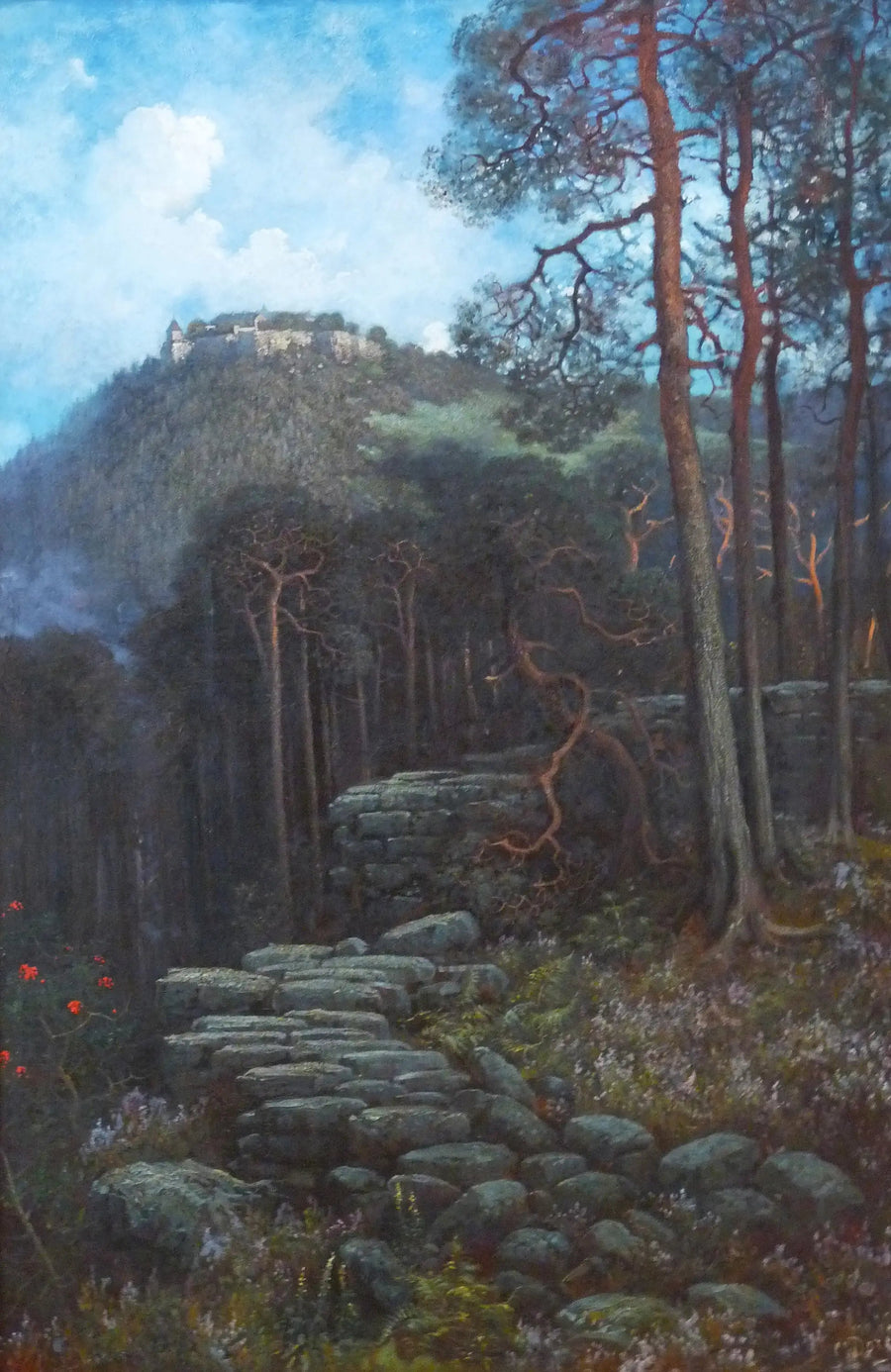 Mont Sainte-Odile with the pagan wall - Gustave Doré