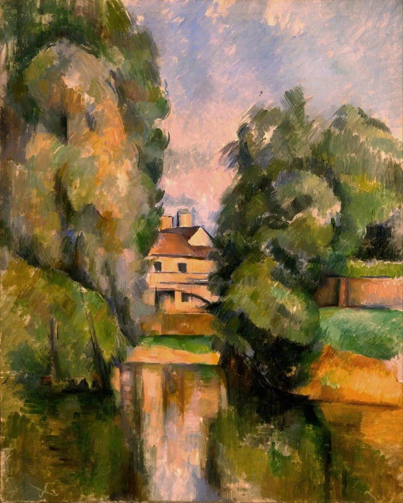 The Burnt Mill at Maisons-Alfort - Paul Cézanne
