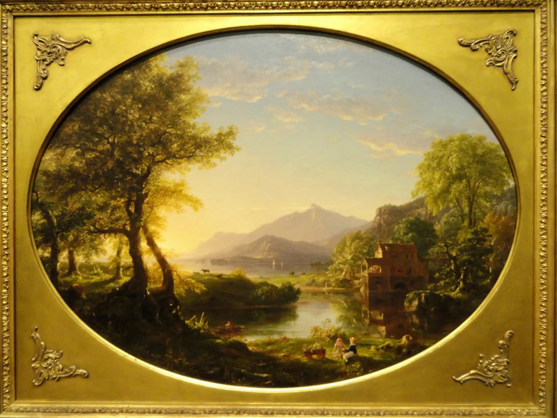The Mill, Sunset - Thomas Cole