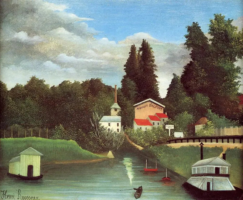 The Alfort Mill - Henri Rousseau