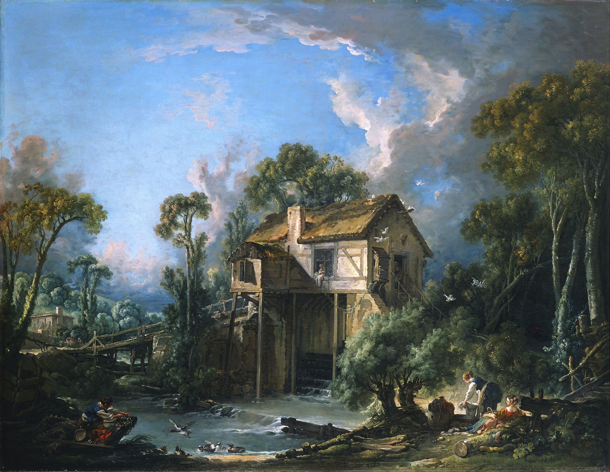 The Charenton Mill - François Boucher