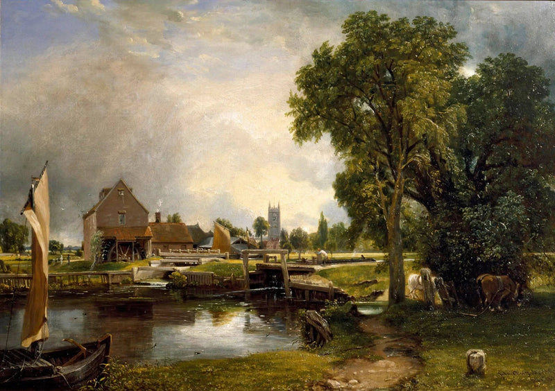 The Dedham Mill - John Constable
