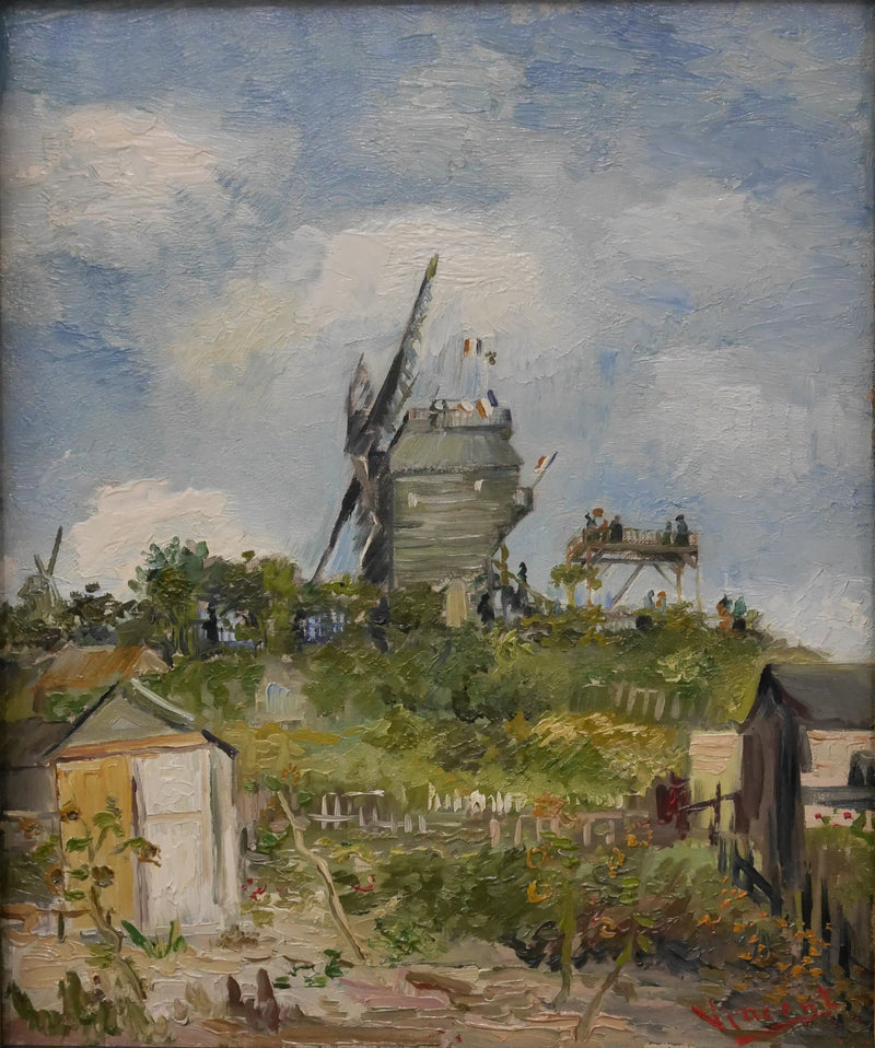 The Moulin de la Galette - Vincent van Gogh