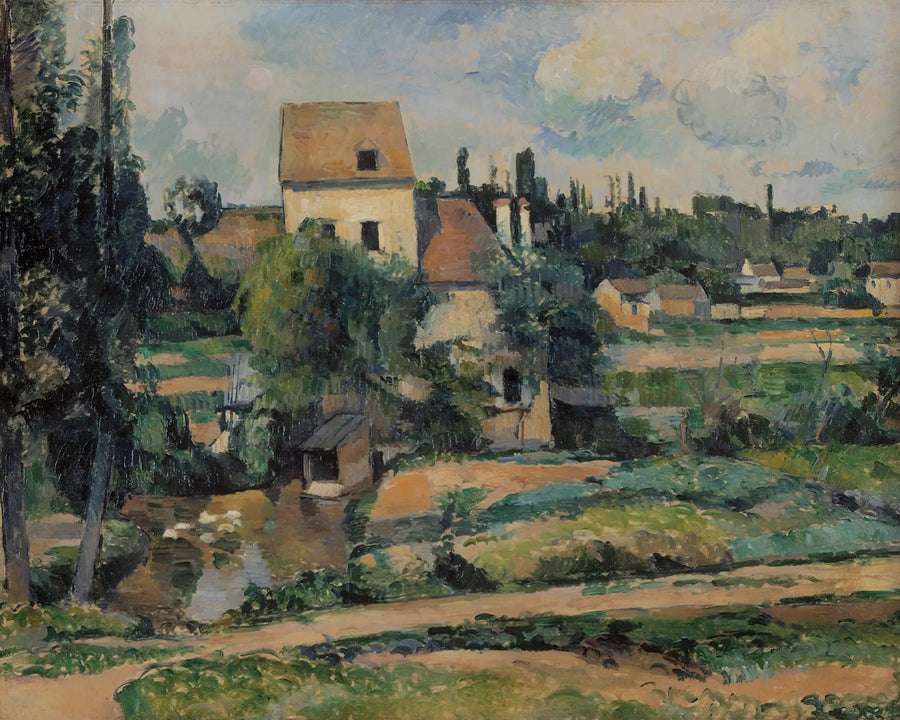 The Mill on the Couleuvre at Pontoise - Paul Cézanne