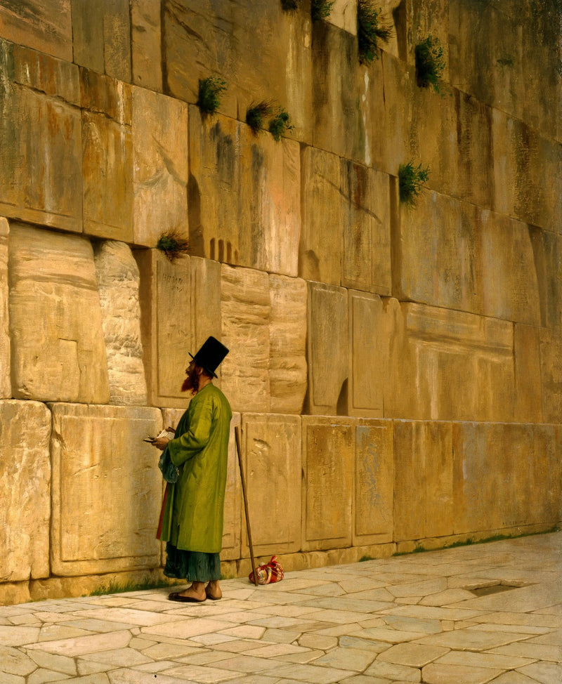 The Wailing Wall, also known as The Wall of Lamentations - Jean-Léon Gérôme