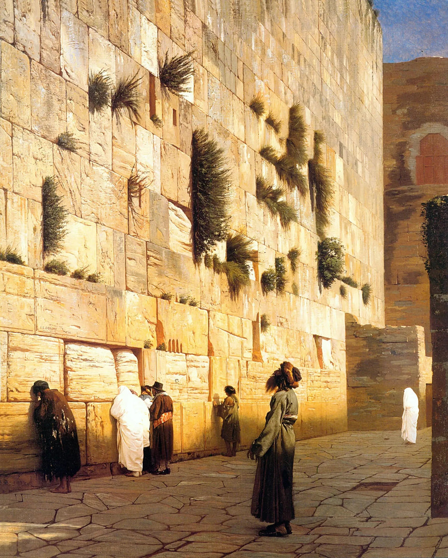 The Wall of Solomon - Jean-Léon Gérôme
