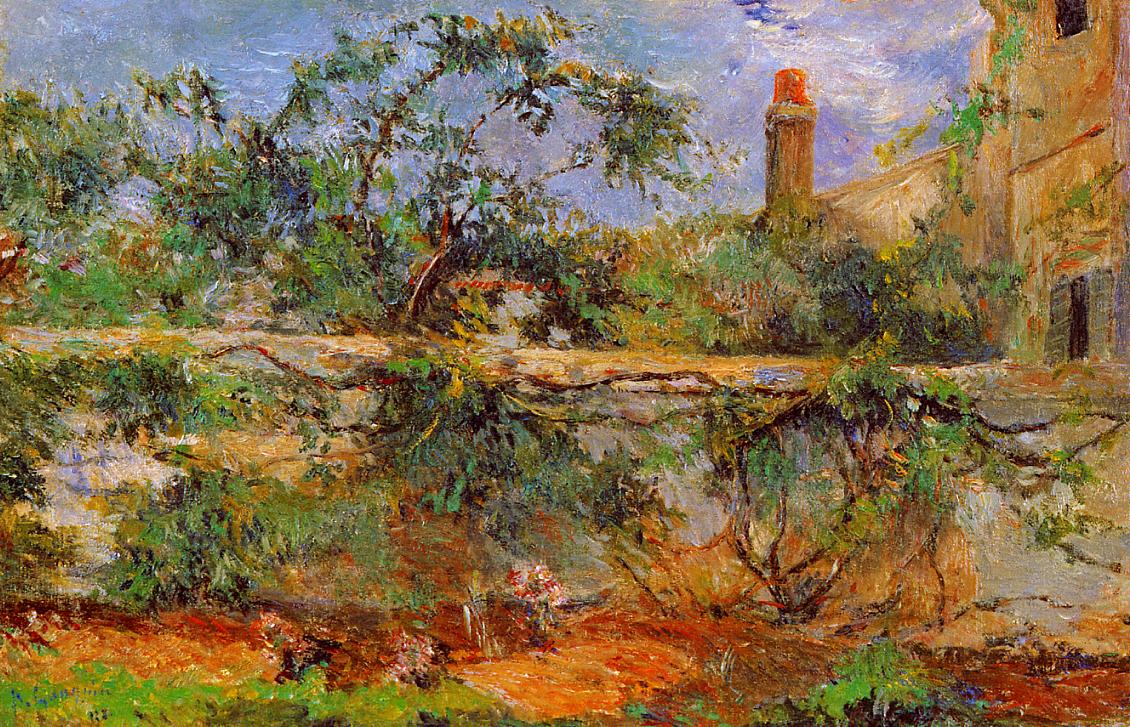 The Party Wall, or The Orchard - Paul Gauguin
