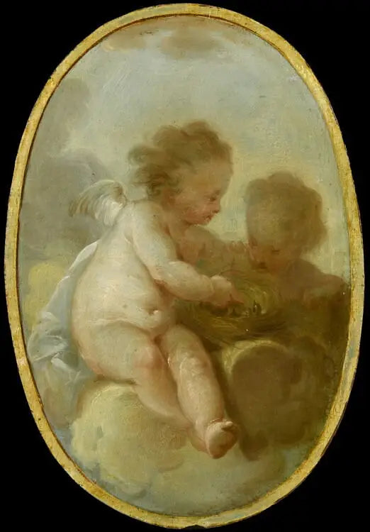 The Bird's Nest - Jean-Honoré Fragonard