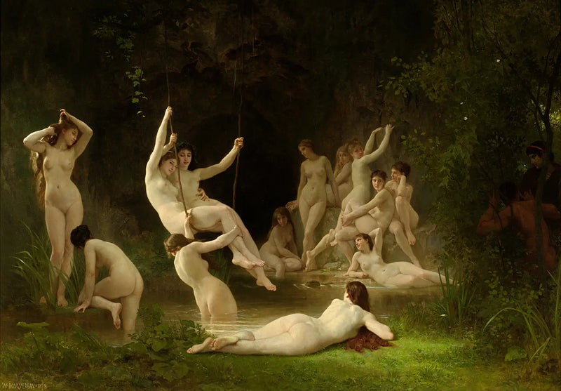 The Nymphaeum - Bouguereau