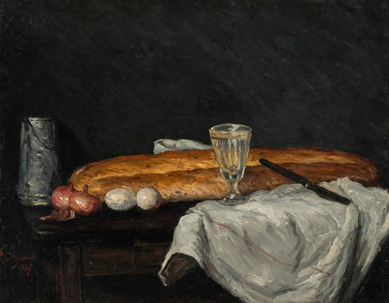 Bread and Eggs - Paul Cézanne