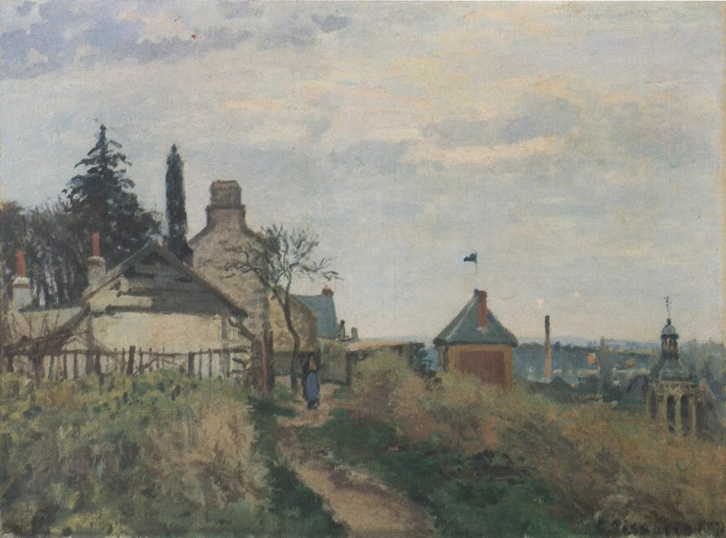 The Palace of Justice, Pontoise - Camille Pissarro