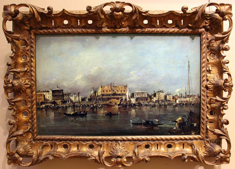 The Doge's Palace of Venice seen from the San Marco basin - Francesco Guardi