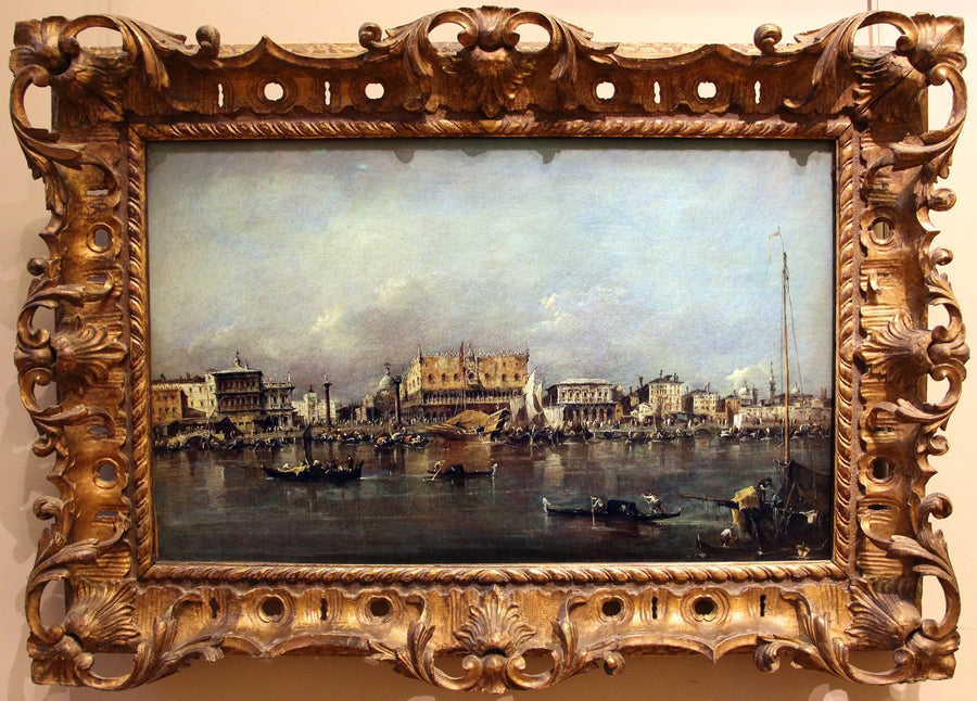 The Doge's Palace of Venice seen from the San Marco basin - Francesco Guardi