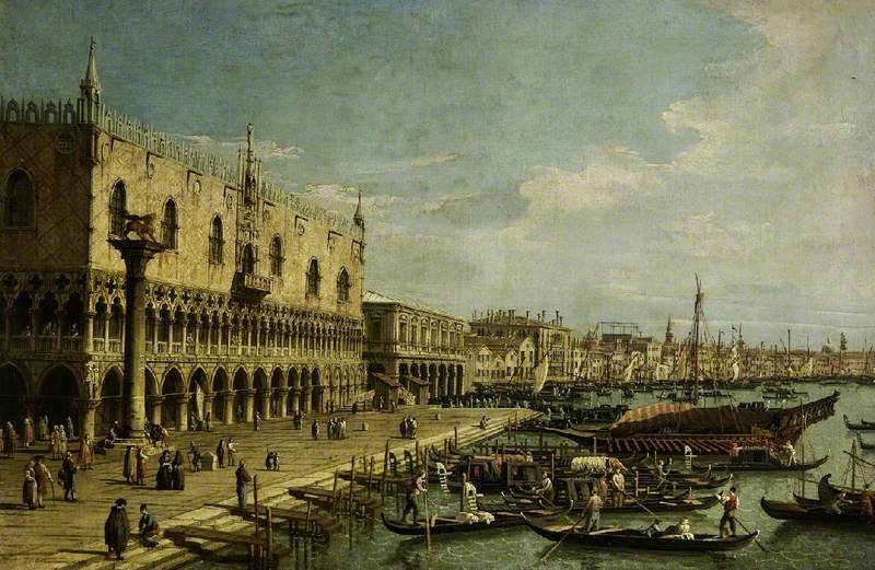 The Doge's Palace, Venice - Canaletto