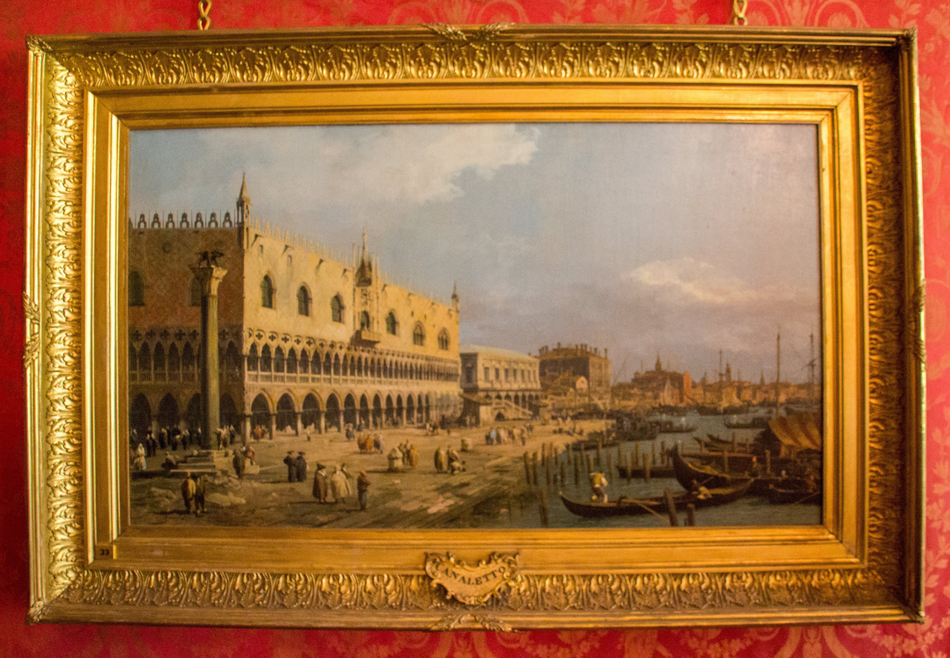 The Doge's Palace and the Riva degli Schiavoni, Venice - Canaletto