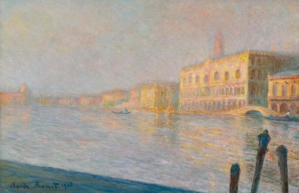 Reproduction du tableau « Le Palais Ducal - Claude Monet » par Alpha Reproduction en peinture à l’huile