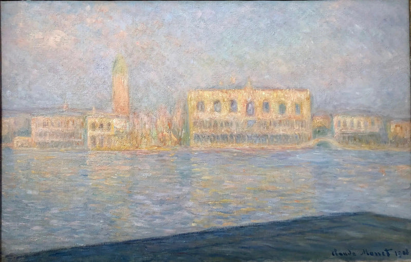 The Ducal Palace seen from San Giorgio Maggiore - Claude Monet