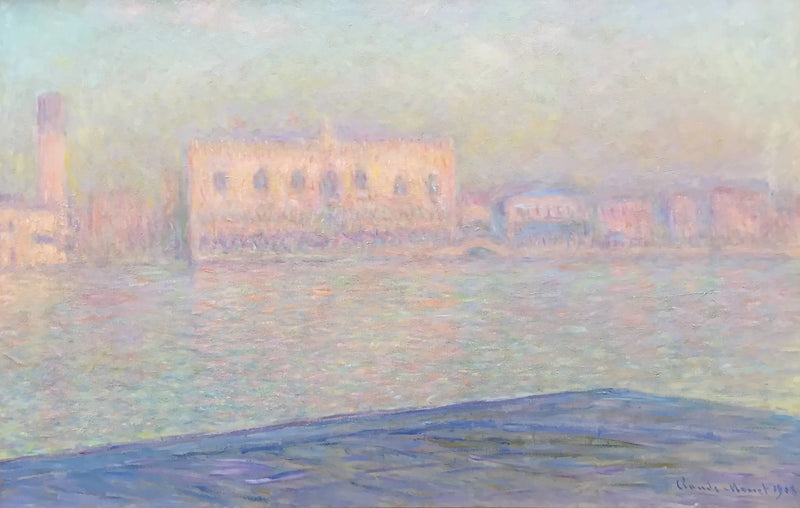 The Ducal Palace seen from San Giorgio Maggiore - Claude Monet