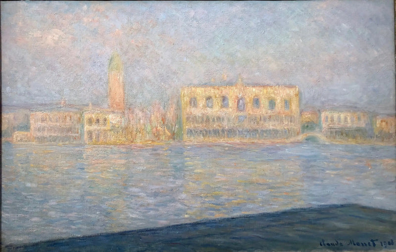 The Ducal Palace seen from San Giorgio Maggiore - Claude Monet