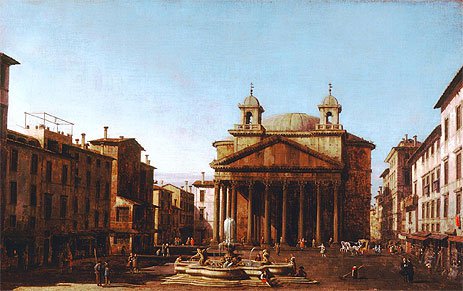 The Pantheon - Canaletto