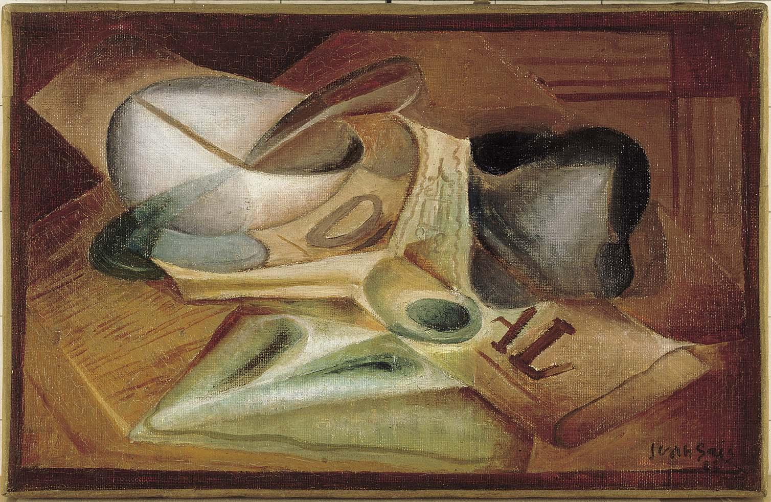 The tobacco pack - Juan Gris