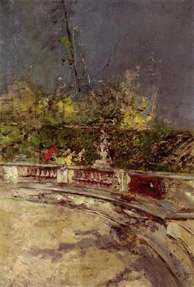 The Red Umbrella - Giovanni Boldini