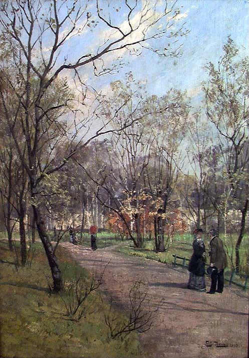 The Royal Palace Park, Oslo - Frits Thaulow