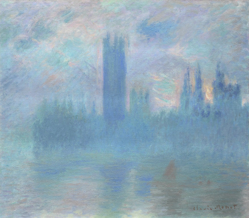 The Parliament of London - Claude Monet