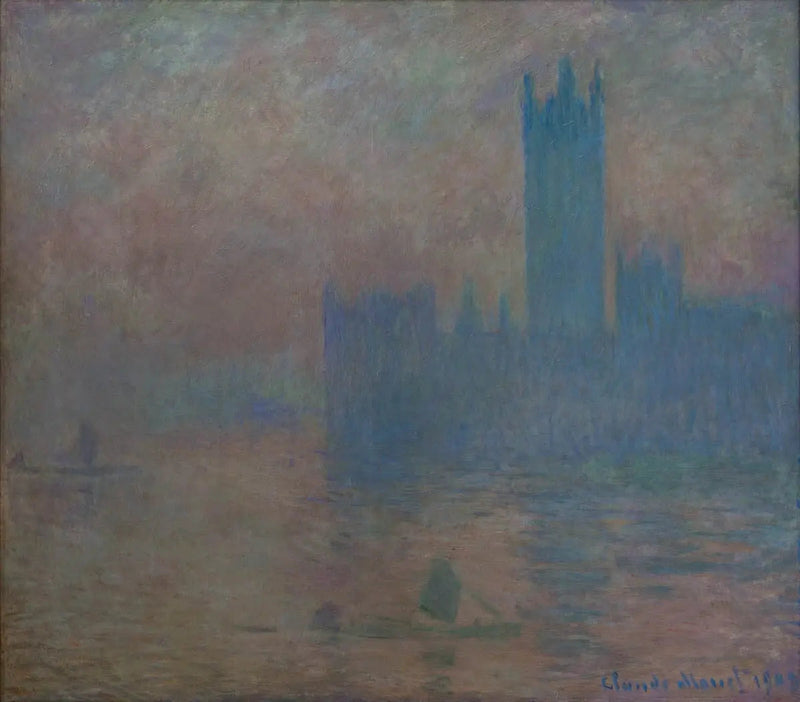 The Parliament of London, fog effect - Claude Monet