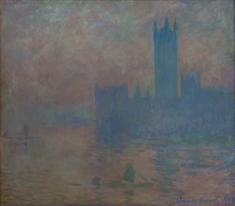 The Parliament of London, fog effect - Claude Monet