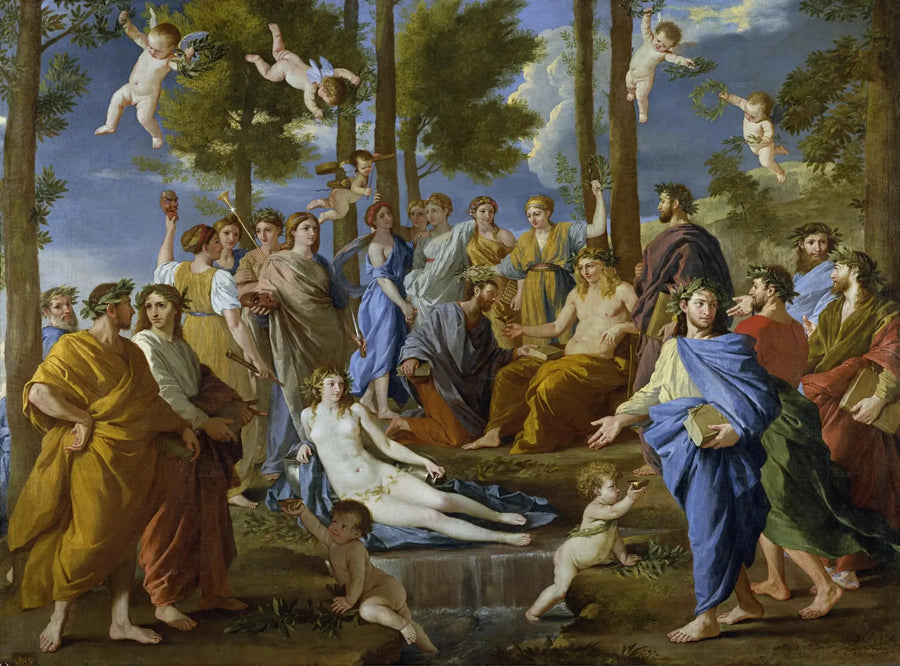 The Parnassus - Nicolas Poussin