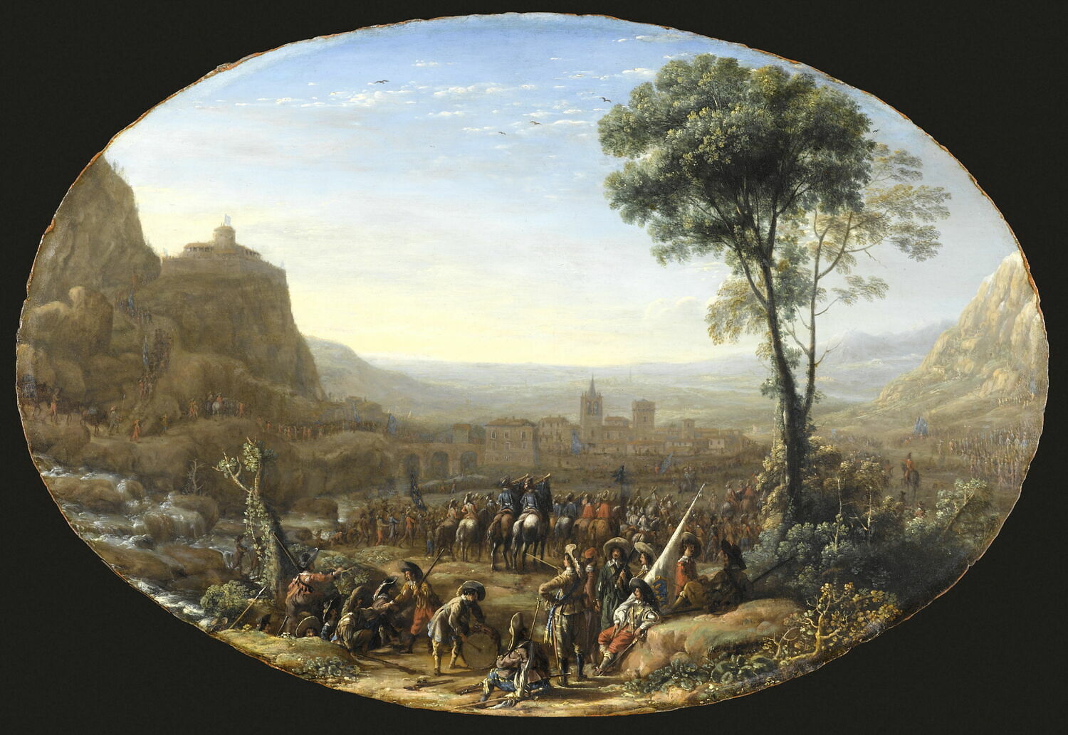 The Pas de Suse forced by Louis XIII - Claude Lorrain