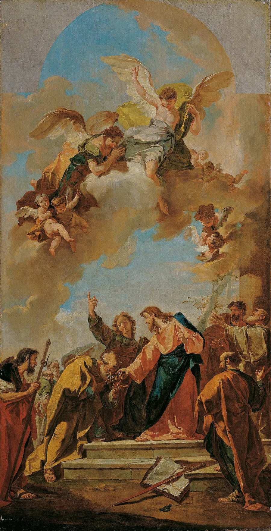 The Passage of Keys by Peter - Giovanni Battista Pittoni